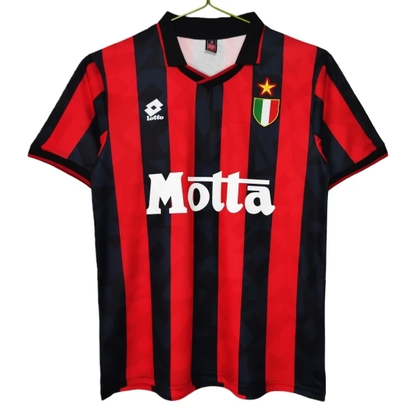AC Milan Domaći Nogometni Dresovi Retro 1993-94 Komplet AC Milan Domaći Nogometni Dresovi Retro 1993-94 Komplet