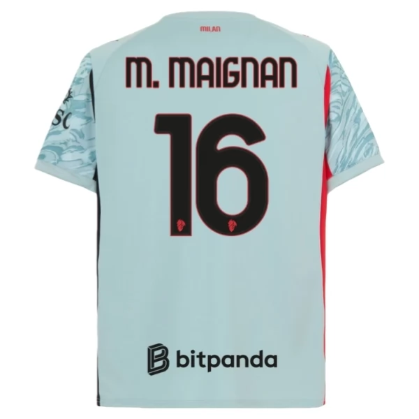 AC Milan M.Maignan 16 Golmanski Domaći Nogometni Dresovi 2025/26 Komplet AC Milan M.Maignan 16 Golmanski Domaći Nogometni Dresovi 2025/26 Komplet