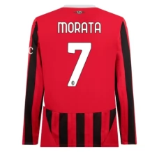 AC Milan Morata 7 Nogometni Dresovi Domaći 2024/25 Dugi Rukav