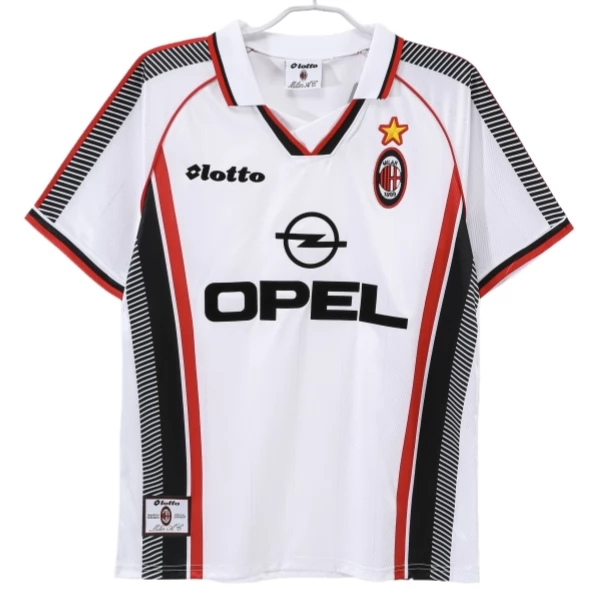 AC Milan Nogometni Dresovi Gostujući Retro 1997-98 AC Milan Nogometni Dresovi Gostujući Retro 1997-98