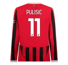 AC Milan Pulisic 11 Nogometni Dresovi Domaći 2024/25 Dugi Rukav