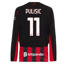 AC Milan Pulisic 11 Nogometni Dresovi Domaći 2025/26 Dugi Rukav