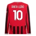 AC Milan Rafa Leão 10 Nogometni Dresovi Domaći 2024/25 Dugi Rukav