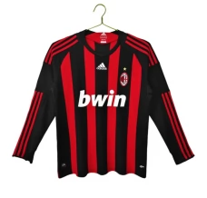 AC Milan Retro Domaći Dres 2008-09 Dugi Rukav