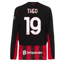 AC Milan Theo 19 Nogometni Dresovi Domaći 2025/26 Dugi Rukav