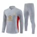 AC Milan Trenirka Komplet 2024/25 - 1-4 Zip Siva AC Milan Trenirka Komplet 2024/25 - 1-4 Zip Siva