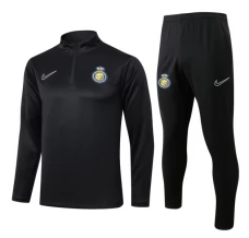 Al Nassr FC Trenirka Komplet 2024/25 - 1-4 Zip Crna