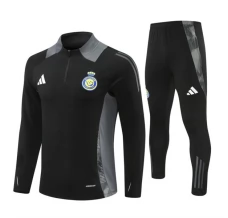 Al Nassr FC Trenirka Komplet 2024/25 - 1-4 Zip Crna