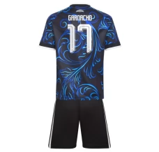 Argentina Garnacho 17 Dječji Gostujući Kit Svjetsko Prvenstvo 2026
