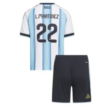 Argentina L.Martinez 22 Dječji Domaći Kit Svjetsko Prvenstvo 2026