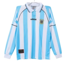 Argentina Nogometni Dresovi Domaći Retro 1996-97 Dugi Rukav