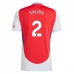 Arsenal Saliba 2 Nogometni Dresovi Domaći 2024/25