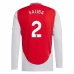 Arsenal Saliba 2 Nogometni Dresovi Domaći 2024/25 Dugi Rukav