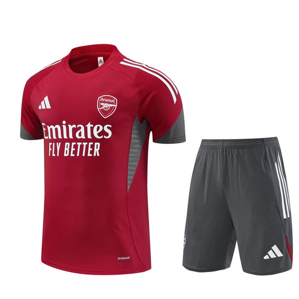 Arsenal Trening Majica Komplet 2025/26 - Shorts Crvena Arsenal Trening Majica Komplet 2025/26 - Shorts Crvena