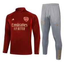 Arsenal Trenirka Komplet 2023/24 - 1-4 Zip Dark Crvena
