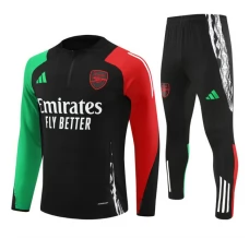 Arsenal Trenirka Komplet 2024/25 - 1-4 Zip Crna