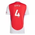 Arsenal White 4 Nogometni Dresovi Domaći 2024/25