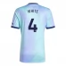 Arsenal White 4 Nogometni Dresovi Treći 2024/25