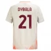 AS Roma Dybala 21 Nogometni Dresovi Gostujući 2024/25
