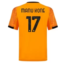 AS Roma Manu Kone 17 Nogometni Dresovi Gostujući 2025/26