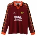 AS Roma Nogometni Dresovi Domaći Retro 1998-99 Dugi Rukav