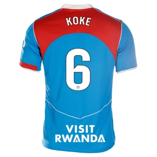 Atlético Madrid Koke 6 Nogometni Dresovi Treći 2025/26 Atlético Madrid Koke 6 Nogometni Dresovi Treći 2025/26