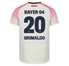 Bayer 04 Leverkusen Grimaldo 20 Gostujući Nogometni Dresovi 2025/26 Komplet