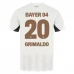 Bayer 04 Leverkusen Grimaldo 20 Nogometni Dresovi Gostujući 2024/25