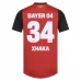 Bayer 04 Leverkusen Xhaka 34 Nogometni Dresovi Domaći 2024/25