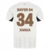 Bayer 04 Leverkusen Xhaka 34 Nogometni Dresovi Gostujući 2024/25