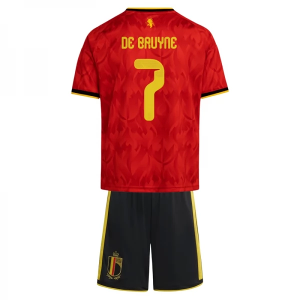 Belgija De Bruyne 7 Dječji Domaći Kit Svjetsko Prvenstvo 2026 Belgija De Bruyne 7 Dječji Domaći Kit Svjetsko Prvenstvo 2026