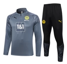 Borussia Dortmund Trenirka Komplet 2023/24 - 1-4 Zip Siva