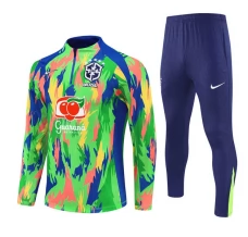 Brazil Dječji Trenirka za Trening Komplet 2025/26 - 1-4 Zip Zelena