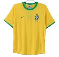 Brazil Domaći Nogometni Dresovi Retro 2000 Komplet