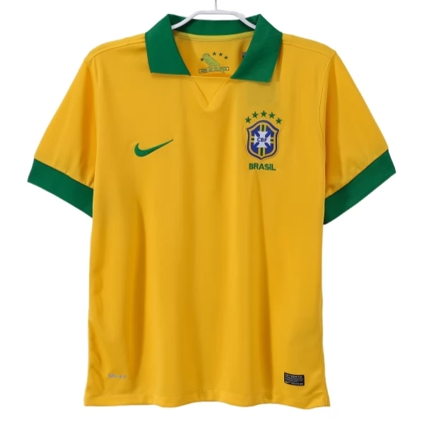Brazil Domaći Nogometni Dresovi Retro 2013 Komplet Brazil Domaći Nogometni Dresovi Retro 2013 Komplet