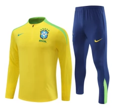 Brazil Trenirka Komplet 2024/25 - 1-4 Zip Žuti