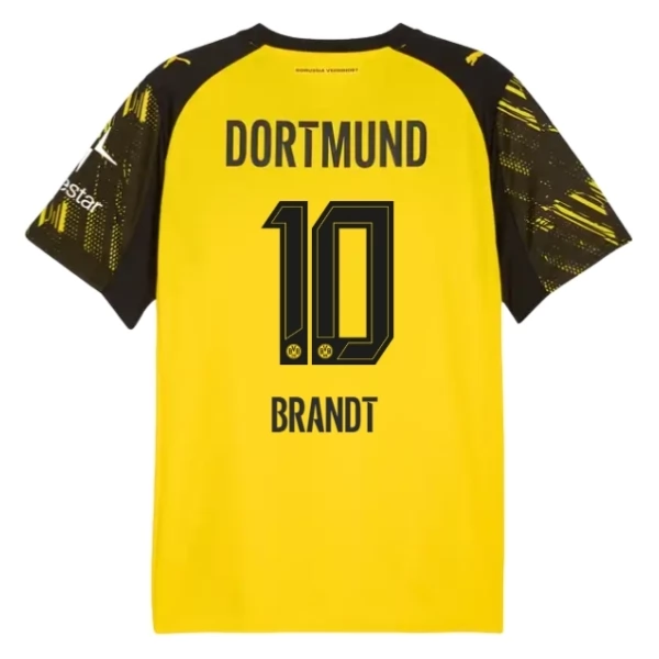 BVB Borussia Dortmund Brandt 10 Nogometni Dresovi Domaći 2025/26 BVB Borussia Dortmund Brandt 10 Nogometni Dresovi Domaći 2025/26