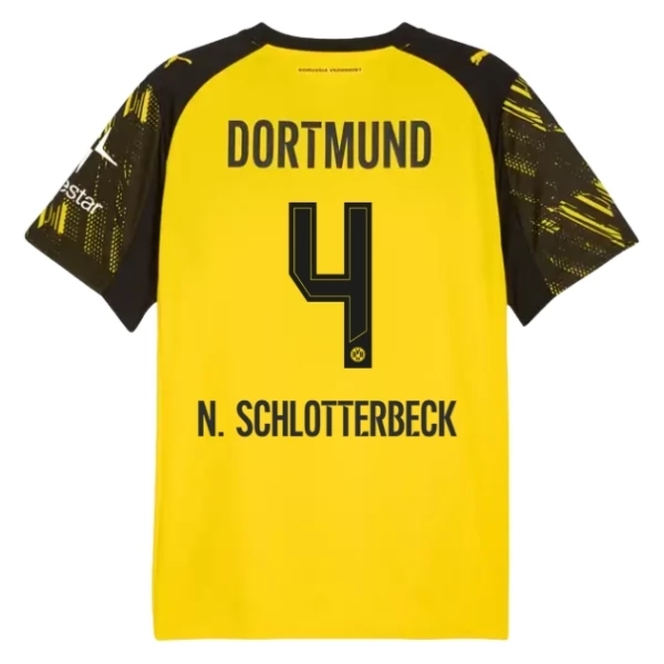 BVB Borussia Dortmund N.Schlotterbeck 4 Nogometni Dresovi Domaći 2025/26 BVB Borussia Dortmund N.Schlotterbeck 4 Nogometni Dresovi Domaći 2025/26