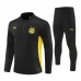 BVB Borussia Dortmund Trenirka Komplet 2024/25 - 1-4 Zip Crna