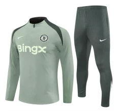 Chelsea Trenirka Komplet 2025/26 - 1-4 Zip Zelena
