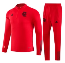CR Flamengo Trenirka Komplet 2023/24 - 1-4 Zip Crvena