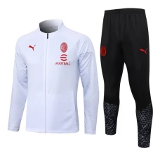 Dječji AC Milan Jakna Trenirka Komplet 2023/24 - Bijela Crna