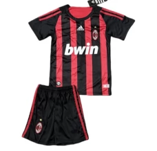 Dječji AC Milan Nogometni Dresovi Domaći Retro 2008-09