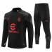 Dječji AC Milan Trenirka Komplet 2023/24 - 1-4 Zip Crna