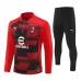 Dječji AC Milan Trenirka Komplet 2024/25 - 1-4 Zip Crvena