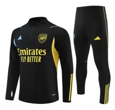 Dječji Arsenal Trenirka Komplet 2023/24 - 1-4 Zip Crna Žuti
