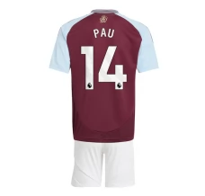 Dječji Aston Villa Pau 14 Nogometni Dresovi Domaći 2024/25
