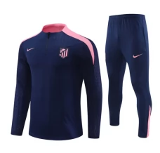 Dječji Atlético Madrid Trenirka Komplet 2024/25 - 1-4 Zip Mornarsko Plavo