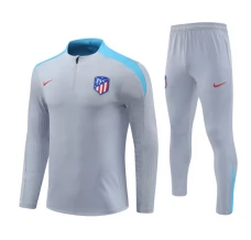Dječji Atlético Madrid Trenirka Komplet 2024/25 - 1-4 Zip Siva