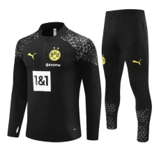 Dječji Borussia Dortmund Trenirka Komplet 2023/24 - 1-4 Zip Crna